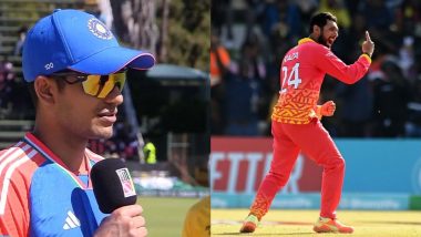 IND Win by 23 Runs | India vs Zimbabwe Highlights of 3rd T20I 2024: Shubman Gill, Ruturaj Gaikwad and Bowlers Help Men in Blue Gain Lead in Series