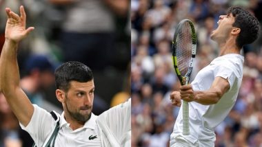 Wimbledon 2024: Ticket Prices of Carlos Alcaraz vs Novak Djokovic Final Match Rise to USD 10,000