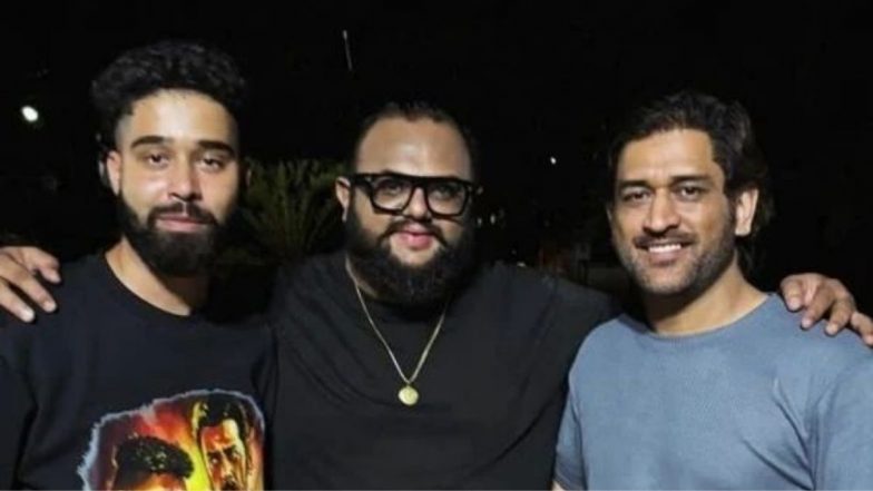 MS Dhoni Meets Famous Singer AP Dhillon After Attending Anant Ambani-Radhika Merchant Wedding Festivities, Pic Goes Viral