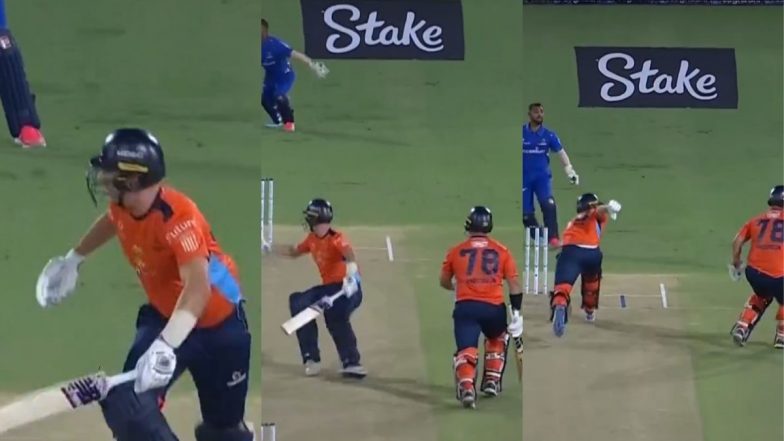 Pat Cummins and Corey Anderson Narrowly Survive Run-Out After 'Comical' Mix-Up During MI New York vs San Francisco Unicorns MLC 2024 Match (Watch Video)