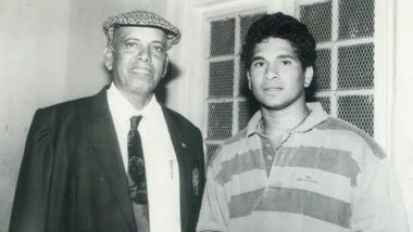 Sachin Tendulkar Remembers Childhood Coach Ramakant Archrekar on Occasion of Guru Purnima, Post Goes Viral