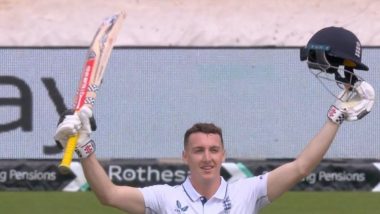 Harry Brook Smashes His First Test Century at Home, Fifth Overall During Day 4 of ENG vs WI 2nd Test 2024