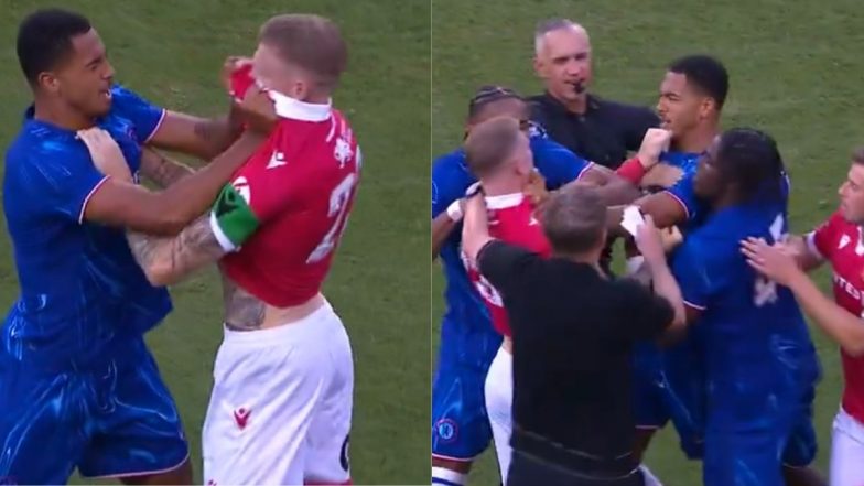 Levi Colwill and James McClean Involved in a Scuffle During Chelsea vs Wrexham Club Friendly 2024 Match, Video Goes Viral