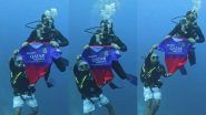 RCB’s Craze Reaches New Heights As Fans Flaunt Team's IPL 2024 Jersey Underwater, Video Goes Viral