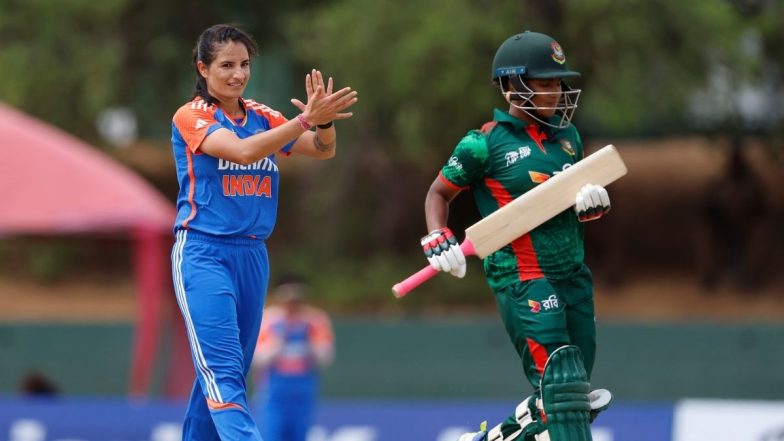 Renuka Singh Thakur Completes 50 Wickets in Women T20Is, Achieves Feat During IND-W vs BAN-W Women’s Asia Cup T20 2024 Semifinal