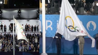 Bizarre! Olympics Flag Hoisted Upside Down During Paris Olympic Games 2024 Opening Ceremony, Video Goes Viral