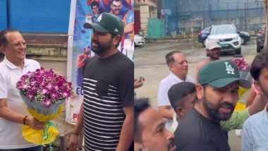 Rohit Sharma Gets a Grand Welcome From Locals in Borivali West After T20 World Cup 2024 Triumph, Video Goes Viral