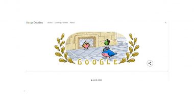 Football Olympics Google Doodle: Football in Center Once Again As Paris Olympic Games 2024 Enter Day 2