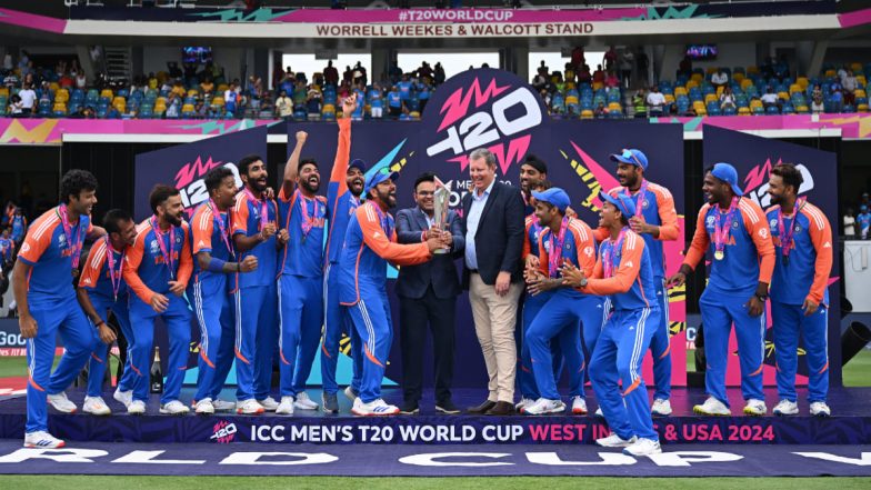 How to Watch Team India's Victory Parade Free Live Streaming Online? Get Telecast of Indian Cricket Team’s Celebrations in Mumbai After T20 World Cup 2024 Title Win