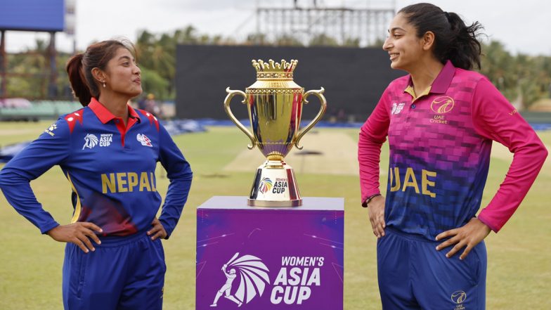 United Arab Emirates-Women vs Nepal-Women Free Live Streaming Online, Women's Asia Cup T20 2024: How To Watch UAE-W vs NEP-W Cricket Match Live Telecast on TV?