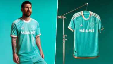 Inter Miami’s Third Kit Released: See Pics of Adidas’ ‘Archive Collection’ Jersey To Be Worn by Lionel Messi and Co in 2024 Season