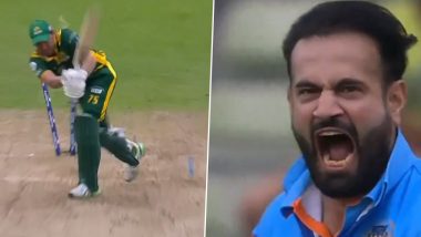 Irfan Pathan Cleans Up Younis Khan With Sharp Inswinger During India Champions vs Pakistan Champions World Championship of Legends 2024 Final (Watch Video)