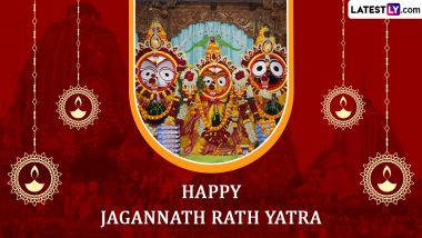 Jagannath Rath Yatra 2024 Wishes and HD Images: Share Odisha Rath Yatra Messages, Greetings, Wallpapers and Quotes With Loved Ones