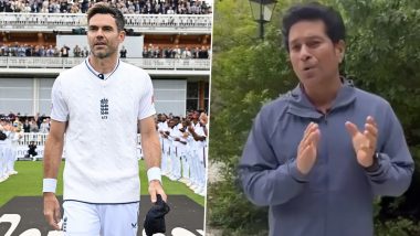 Sachin Tendulkar Shares Special Message For James Anderson Following His International Retirement, Pens Farewell Note (Watch Video)