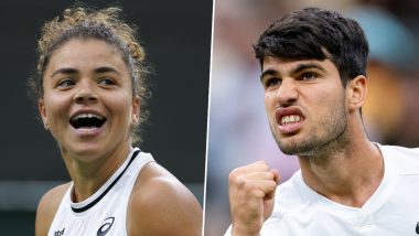 Wimbledon 2024: Carlos Alcaraz Beats Ugo Humbert To Advance to Quarterfinals, Jasmine Paolini Makes It To Last Eight For the First Time After Madison Keys Retires Injured