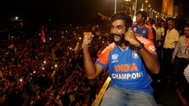 Jasprit Bumrah Shares Heartfelt Post Receiving Overwhelming Response From Fans Post India's ICC T20 World Cup 2024 Triumph, Says ‘Living a Dream; Filled With Happiness and Gratitude’