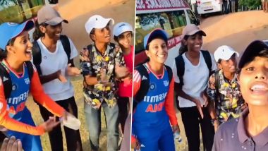 Jemimah Rodrigues Jams to 'Mere Sapno Ki Rani' With Fans After IND-W vs UAE-W Women's Asia Cup T20 2024 Match, Video Goes Viral