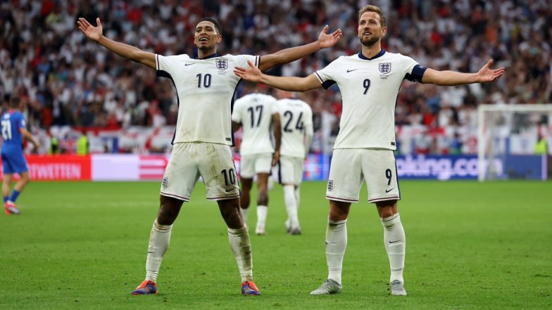 Jude Bellingham Explains His Goal Celebration During England vs Slovakia UEFA Euro 2024 Round of 16 Match, Says ‘An Inside Joke Towards Close Friends’ (See Post)