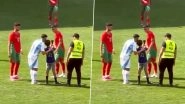 Fan Invades Pitch, Clicks Selfie With Julian Alvarez During Argentina vs Morocco Paris Olympics 2024 Match; Video Goes Viral