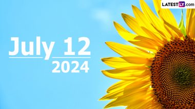 July 12, 2024 Special Days: Which Day Is Today? Know Holidays, Festivals, Events, Birthdays, Birth and Death Anniversaries Falling on Today's Calendar Date