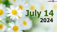 July 14, 2024 Special Days: Which Day Is Today? Know Holidays, Festivals, Events, Birthdays, Birth and Death Anniversaries Falling on Today's Calendar Date