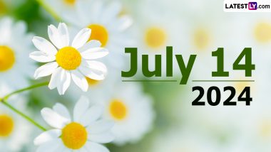 July 14, 2024 Special Days: Which Day Is Today? Know Holidays, Festivals, Events, Birthdays, Birth and Death Anniversaries Falling on Today's Calendar Date