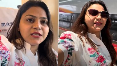 Jyoti Malhotra’s ‘Bullet Train of China’ Viral Video: From Racist Remarks to Ticketless Bus Ride, Indian YouTuber Faces Backlash for Tone-Deaf Travel Vlog, Issues Apology