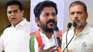 Telangana: BRS Leader KT Rama Rao Criticises Revanth Reddy, Rahul Gandhi, Accuses Them of Deceiving Unemployed Youth