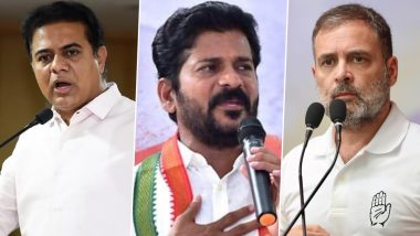 Telangana: BRS Leader KT Rama Rao Criticises Revanth Reddy, Rahul Gandhi, Accuses Them of Deceiving Unemployed Youth