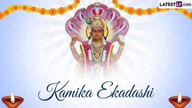 Kamika Ekadashi 2024 Wishes: Send WhatsApp Messages, Lord Vishnu HD Images, Greetings and Wallpapers To Celebrate the Auspicious Day