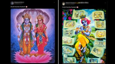 Kamika Ekadashi 2024 Wishes and Greetings: Netizens Share Messages, Lord Vishnu Images and Wallpapers To Observe the Auspicious Occasion