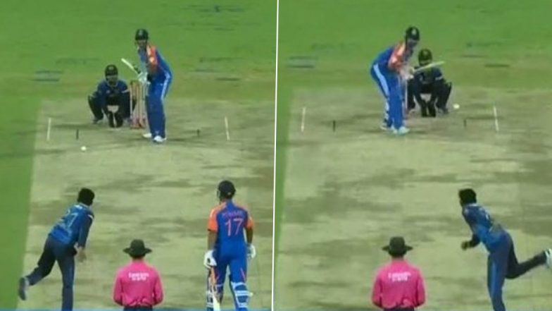 Ambidextrous Kamindu Mendis Bowls With His Right-Arm to Rishabh Pant and Left-Arm While Facing Suryakumar Yadav During IND vs SL 1st T20I 2024, Fans React With Funny Memes