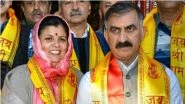Himachal Pradesh Assembly By-Elections Results 2024: CM Sukhvinder Singh Sukhu&rsquo;s Wife Kamlesh Thakur Wins Dehra Assembly Seat by Defeating BJP Candidate Hoshiyar Singh
