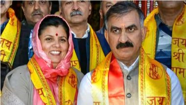 Himachal Pradesh Assembly By-Elections Results 2024: CM Sukhvinder Singh Sukhu’s Wife Kamlesh Thakur Wins Dehra Assembly Seat by Defeating BJP Candidate Hoshiyar Singh