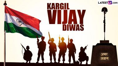 25th Anniversary of Kargil Vijay Diwas Messages, Quotes and Images: Share Heartfelt Slogans, HD Wallpapers, Facebook Status and DPs To Remember the Martyred Indian Army Soldiers