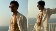 &lsquo;Cannot Calm Down&rsquo;: Netizens Go Wild as Kartik Aaryan Flaunts His Chiselled Abs in New Video &ndash; WATCH