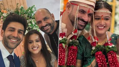 Kartik Aaryan Attends ‘Satyaprem Ki Katha’ Director Sameer Vidwans’ Wedding to Juilee Sonalkar, Shares Event Pics on Social Media