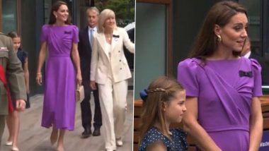 Kate Middleton at Wimbledon 2024 Photos and Videos: Catherine, Princess of Wales Makes a Rare Appearance at Grand Slam Since Cancer Diagnosis