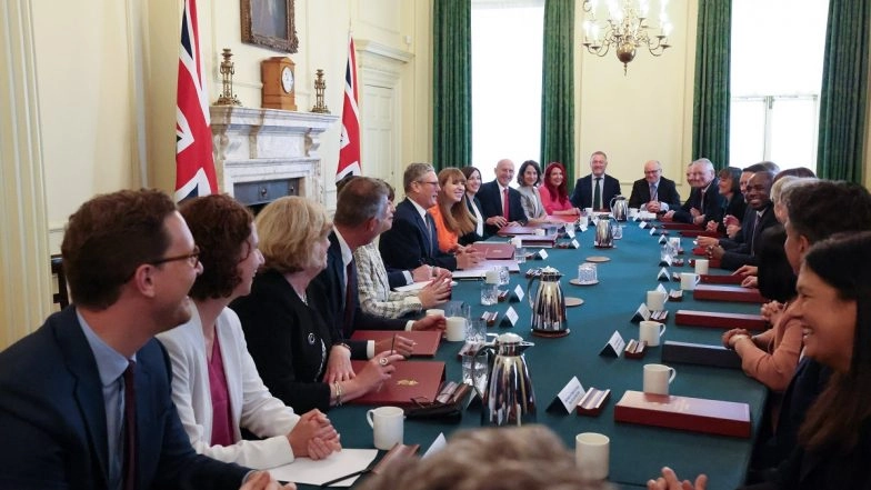 &lsquo;My Government Is Ready To Serve the People of Britain&rsquo;: New UK Prime Minister Keir Starmer Assembles Cabinet for the First Meeting