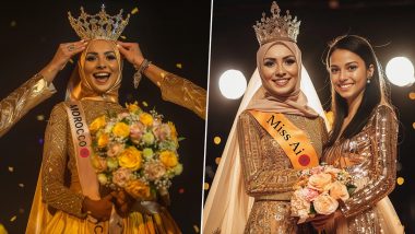 Kenza Layli From Morocco Crowned World’s First Miss AI, Influencer Beats 1,500 Contestants in Inaugural Competition (View Pictures)