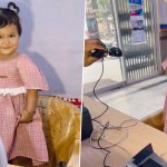 Little Girl Gives Cute Poses While Getting Her Aadhaar Card Photo Clicked, Resulting in an Endearing Photoshoot Moment (Watch Video)