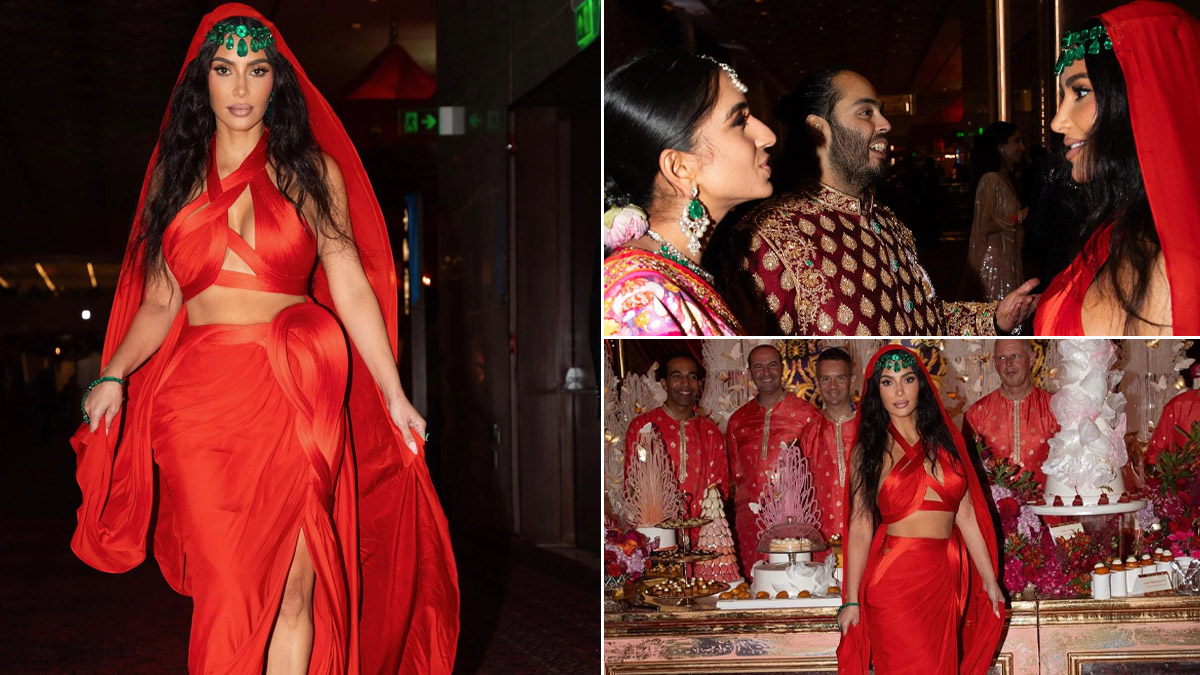 Kim Kardashian Shows Her Love for India With Stunning Pics From Anant  Ambani and Radhika Merchant's 'Shubh Aashirwad' Ceremony | 🎥 LatestLY