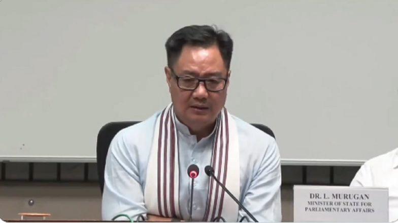 Kiren Rijiju Says Rahul Gandhi Has Not Improved, He’s Aligned With Anti-National Elements