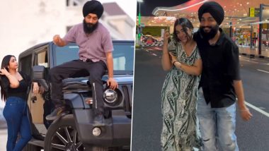 Kulhad Pizza Couple’s Latest Viral Videos: Sehaj Arora and Wife Gurpreet of Leaked MMS Video Controversy Rule Instagram With Fun and Romantic Reels (Watch)