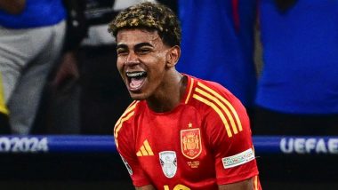 Will Lamine Yamal Play Tonight in Spain vs England UEFA Euro 2024 Final Match? Here’s the Possibility of Spanish Youngster Featuring in Starting XI