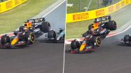 Lewis Hamilton and Max Verstappen Involved in Collision During Hungarian Grand Prix 2024, Video Goes Viral