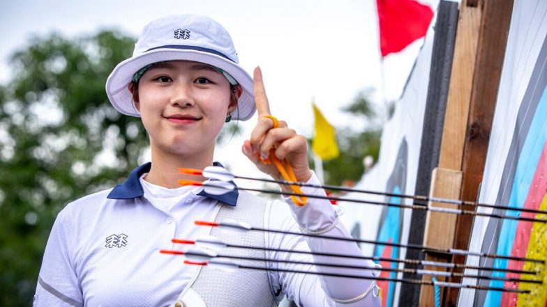 Lim Sihyeon Creates New World Record, South Korean Archer Smashes Previous Best Scoring 694/720 in Women's Ranking Event in Paris Olympics 2024