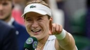 How To Watch Lulu Sun vs Donna Vekic Wimbledon 2024 Women&rsquo;s Singles Quarterfinal Free Live Streaming Online in India? Get Free Live Telecast of Tennis Match Score Updates on TV