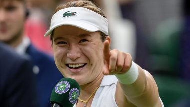 How To Watch Lulu Sun vs Donna Vekic Wimbledon 2024 Women’s Singles Quarterfinal Free Live Streaming Online in India? Get Free Live Telecast of Tennis Match Score Updates on TV