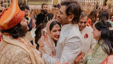 MS Dhoni Pens Heartfelt Note for Radhika Merchant and Anant Ambani, Wishes Newlyweds a Life Filled With ‘Happiness, Laughter, and Adventure’ (See Post)